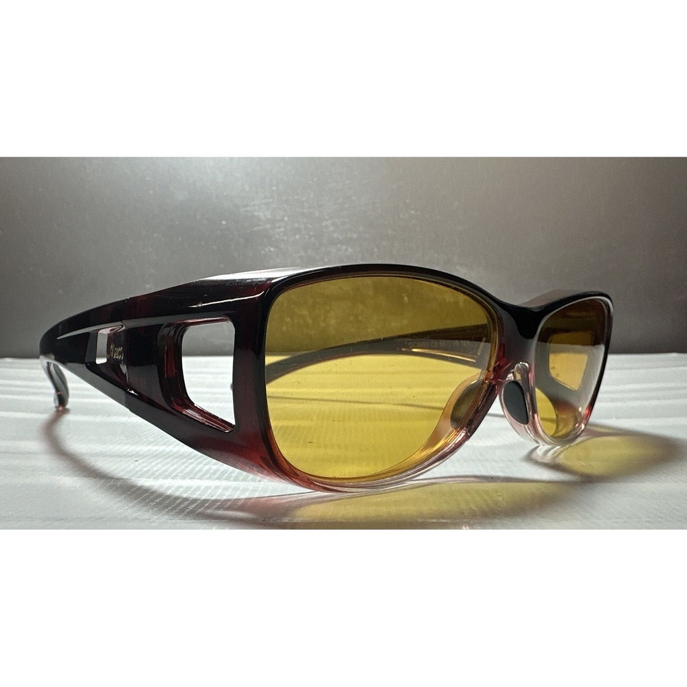 DUCO Designer Glasses DC8953 Fitover Sunglasses, Polarized brown gradient frame